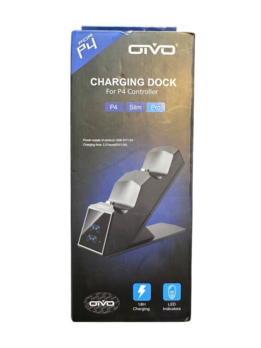 Oivo Charging Dock For P4 Controllers Dual Charging Station With LED Indicators